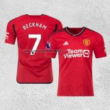 Camiseta Manchester United Jugador Beckham Primera 2023-24