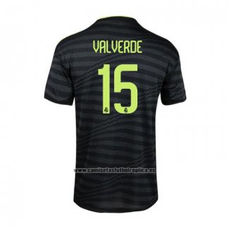 Camiseta Real Madrid Jugador Valverde Tercera 2022-23