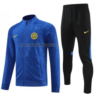 Chandal de Chaqueta del Inter Milan 2023-24 Azul