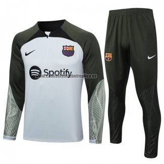 Chandal de Sudadera del Barcelona 2023-24 Gris