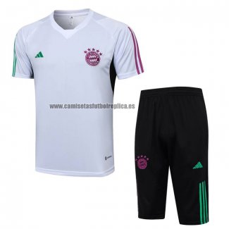 Chandal del Bayern Munich Manga Corta 2023-24 Blanco - Pantalon Corto