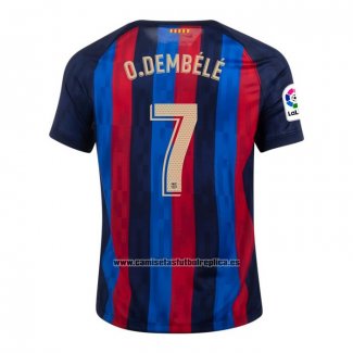 Camiseta Barcelona Jugador O.Dembele Segunda 2022-23