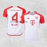 Camiseta Bayern Munich Jugador De Ligt Primera 2023-24