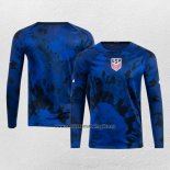 Camiseta Estados Unidos Segunda Manga Larga 2022