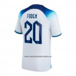 Camiseta Inglaterra Jugador Foden Primera 2022