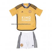 Camiseta Leicester City Tercera Nino 2023-24