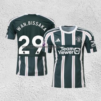 Camiseta Manchester United Jugador Wan-Bissaka Segunda 2023-24