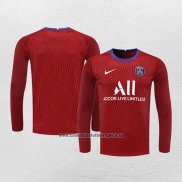 Camiseta Paris Saint-Germain Portero Manga Larga 2020-21 Rojo