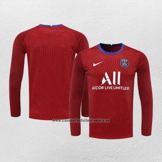 Camiseta Paris Saint-Germain Portero Manga Larga 2020-21 Rojo
