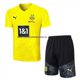 Chandal del Borussia Dortmund Manga Corta 2023-24 Amarillo - Pantalon Corto