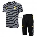 Chandal del Juventus Manga Corta 2023 Negro - Pantalon Corto