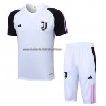Chandal del Juventus Manga Corta 2023-24 Blanco - Pantalon Corto