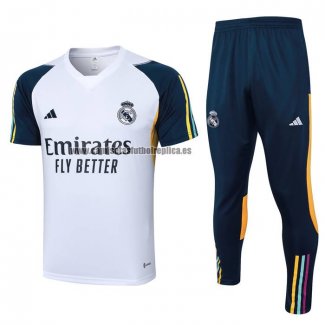 Chandal del Real Madrid Manga Corta 2023-24 Blanco