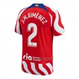 Camiseta Atletico Madrid Jugador J.M.Gimenez Segunda 2022-23