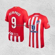 Camiseta Atletico Madrid Jugador Memphis Primera 2023-24