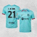 Camiseta Barcelona Jugador F.De Jong Tercera 2023-24