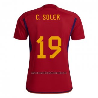 Camiseta Espana Jugador C.Soler Primera 2022