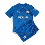 Camiseta Manchester City Portero Nino 2022-23 Azul