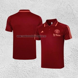 Camiseta Polo del Manchester United 2023-24 Rojo