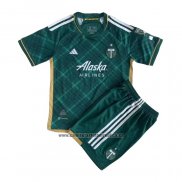 Camiseta Portland Timbers Primera Nino 2023-24