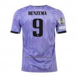 Camiseta Real Madrid Jugador Benzema Segunda 2022-23