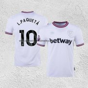 Camiseta West Ham Jugador L.Paqueta Segunda 2023-24