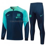 Chandal de Chaqueta del Barcelona 2023-24 Azul