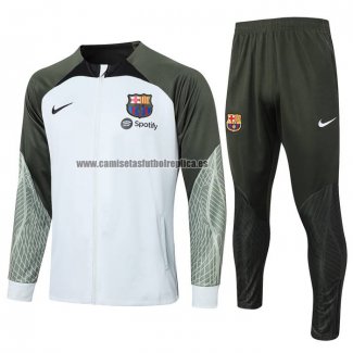 Chandal de Chaqueta del Barcelona Nino 2023-24 Gris