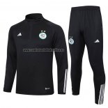 Chandal de Sudadera del Argelia 2023-24 Negro