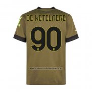 Camiseta AC Milan Jugador De Ketelaere Tercera 2022-23