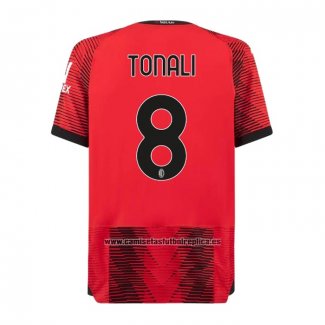 Camiseta AC Milan Jugador Tonali Primera 2023-24