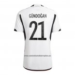 Camiseta Alemania Jugador Gundogan Primera 2022