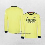 Camiseta Arsenal Segunda Manga Larga 2021-22