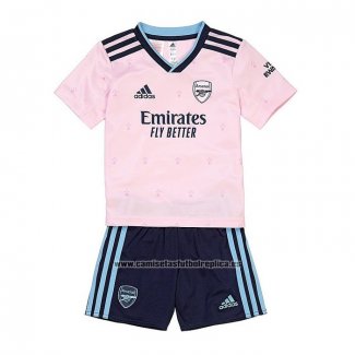 Camiseta Arsenal Tercera Nino 2022-23