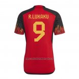 Camiseta Belgica Jugador R.Lukaku Primera 2022