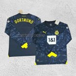 Camiseta Borussia Dortmund Segunda Manga Larga 2023-24