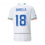 Camiseta Italia Jugador Barella Segunda 2022