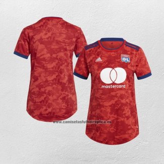Camiseta Lyon Segunda Mujer 2021-22
