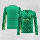 Camiseta Manchester City Portero Manga Larga 2023-24 Verde