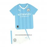 Camiseta Manchester City Primera Nino 2023-24