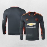 Camiseta Manchester United Portero Manga Larga 2020-21 Negro