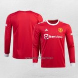 Camiseta Manchester United Primera Manga Larga 2021-22
