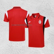 Camiseta Polo del AC Milan 2023-24 Rojo