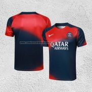 Camiseta de Entrenamiento Paris Saint-Germain 2023-24 Rojo y Azul