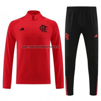 Chandal de Sudadera del Flamengo 2023-24 Rojo