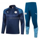 Chandal de Sudadera del Manchester City 2023-24 Azul Oscuro