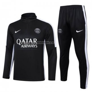 Chandal de Sudadera del Paris Saint-Germain Nino 2023-24 Negro