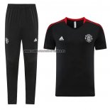 Chandal del Manchester United Manga Corta 2023-24 Negro