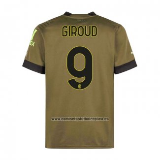 Camiseta AC Milan Jugador Giroud Tercera 2022-23