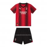 Camiseta AC Milan Primera Nino 2023-24